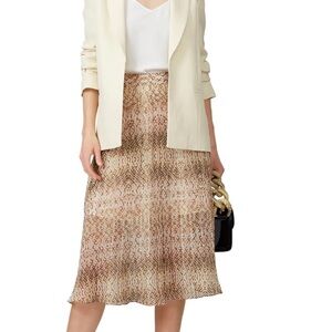 NWT Great Jones Python Ruffle Skirt